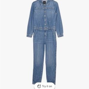 Women's Blue Cropped Pants